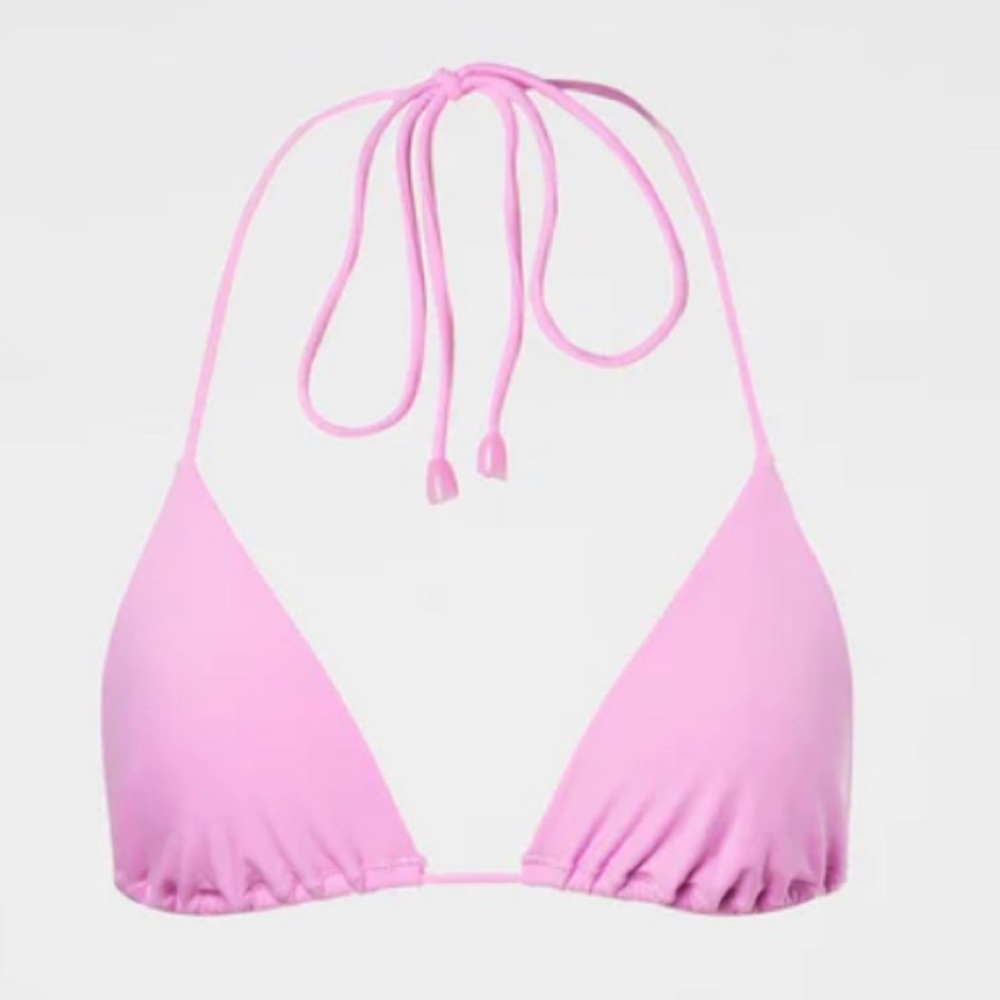 Scanlan Theodore Triangle Bikini Top in Pink